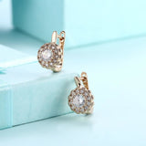 Gold Plated Earrings for Women Wedding Party Ear Ring Jewelry