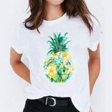 Graphic T Shirt for Women Elephant Love Fashion Print T-shirts Top Womens Tee T-Shirt CZ22666 / XXL