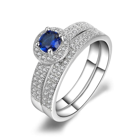 Sapphire Luxury 18K Gold Plated Band Ring