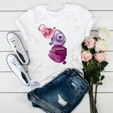 Women 3D Print Fashion Tops Graphic Female Tee T-Shirt CZ21112 / XXL