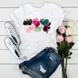 Women 3D Print Fashion Tops Graphic Female Tee T-Shirt CZ21114 / XL