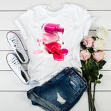 Women 3D Print Fashion Tops Graphic Female Tee T-Shirt CZ21117 / XXL