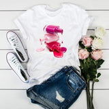 Women 3D Print Fashion Tops Graphic Female Tee T-Shirt CZ21104 / XXL