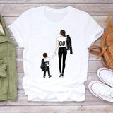 Women Cartoon Super Mom Life Momlife Mama Mother Summer Print Lady T-shirts Top T Shirt Ladies Womens Graphic Female Tee T-Shirt CZ24522 / S
