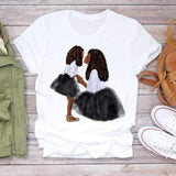 Women Cartoon Super Mom Life Momlife Mama Mother Summer Print Lady T-shirts Top T Shirt Ladies Womens Graphic Female Tee T-Shirt CZ24510 / 
