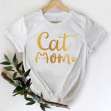 Women Leopard Heart Graphic T shirt Top Print Tee T-Shirt CZ24087 / S