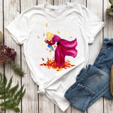 Women T-shirts Fashion Mom Mother Daughter Mama Print Graphic Top Shirt Tee T-Shirt CZ23887 / S