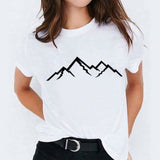 Women Watercolor Feather Bird Casual Print Graphic T Shirt Tee T-Shirt CZ22560 / XXL