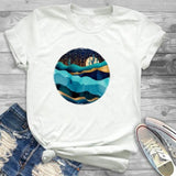 Women’s Fashion Free Hug Plants Cactus Print Graphic T Shirt T-Shirt Tee Shirt Tees CZ20538 / XL