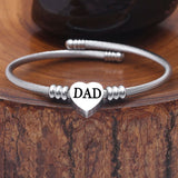 Women's Ladies Stainless Steel WORDS Bar Bracelet Free Engraving