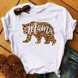 Women’s Mama Letters Fashion Mom Mother Day Graphic Tee T-Shirt Top CZ20861 / M