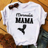 Women’s Mama Letters Fashion Mom Mother Day Graphic Tee T-Shirt Top CZ20858 / S