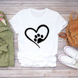 Women’s T-shirts Bee Busy Day Coffee Cartoon Kawaii Graphic Top Print Shirt Tee T-Shirt CZ23101 / M